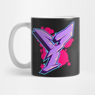 Letter Y -  Graffiti Street Art Style Mug